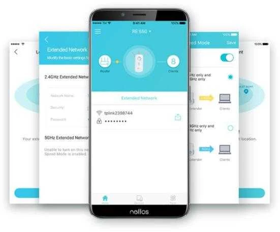 TP-LINK | AC1900 „Wi-Fi“ diapazono plėtiklis | RE550 | 802.11ac | 2GHz/5GHz | 600+1300 Mbit/s | 10/100/1000 Mbit/s | Ethernet LAN (RJ-45) jungtys: 1 | MU-MiMO: Ne | ne PoE | Antenos tipas: 3 išorinės