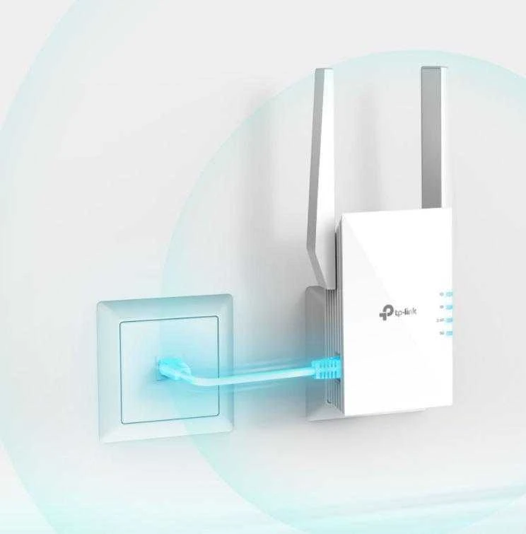 TP-LINK | Range Extender | RE605X | 802.11ax | Tinklelio atramos Nr. | 574+1201 Mbit/s | 10/100/1000 Mbit/s | Ethernet LAN (RJ-45) jungtys 1 | Nėra mobiliojo plačiajuosčio ryšio | MU-MiMO Nr. | Antenos tipas 2x išorinė
