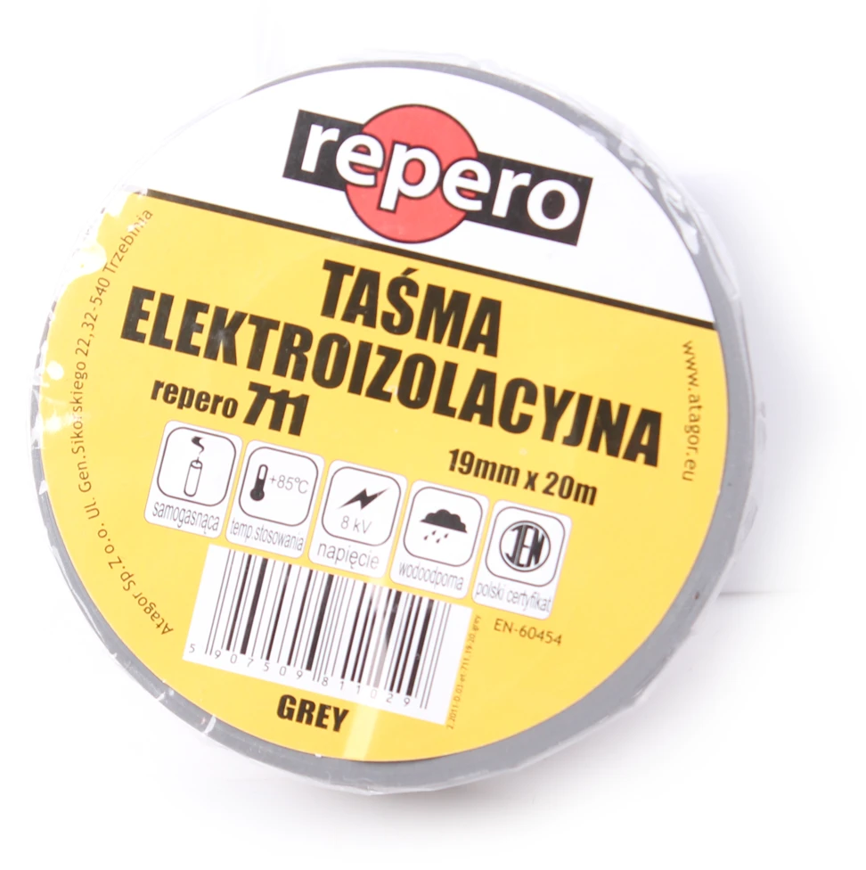 REPERO 711E IZOLIACINĖ JUOSTA PILKA 19MMX20M