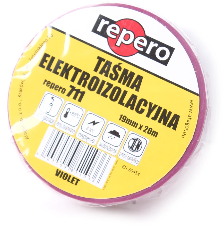 Blue Line REPERO 711E IZOLIACINĖ JUOSTA PURPURINĖ 19MMX20M