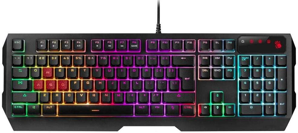 Rinkinys Klaviatūra su pele A4Tech Bloody B1700 su laidu juoda