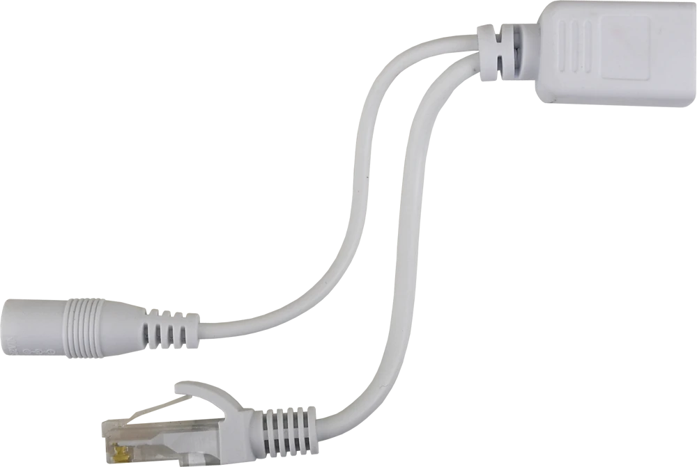 Pulsar P-POE1 PoE adapteris, RJ45 ir 2.1/5.5 jungtys