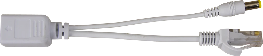 Pulsar P-POE1 PoE adapteris, RJ45 ir 2.1/5.5 jungtys