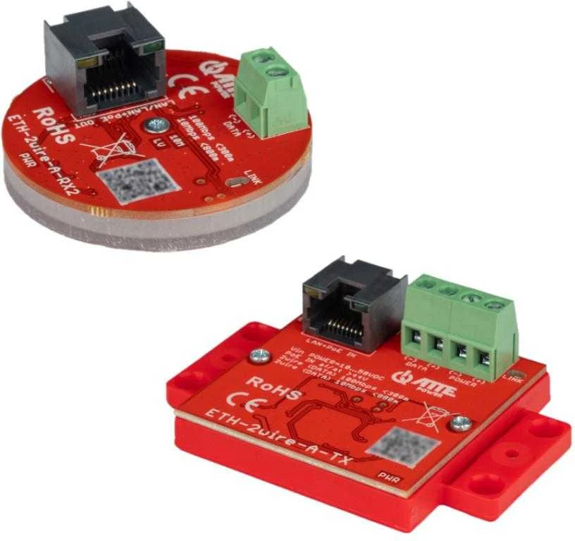 Atte AT3 UTP/2 laidų keitiklių rinkinys LAN+PoE ETH-2WIRE