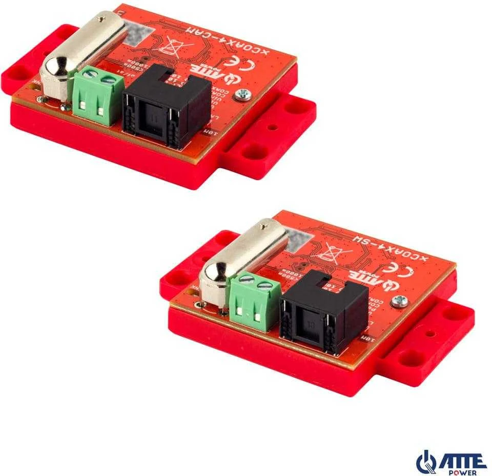 AT3 Aktyviųjų keitiklių rinkinys Ethernet ir PoE perdavimui ATTE xCOAX4-SET
