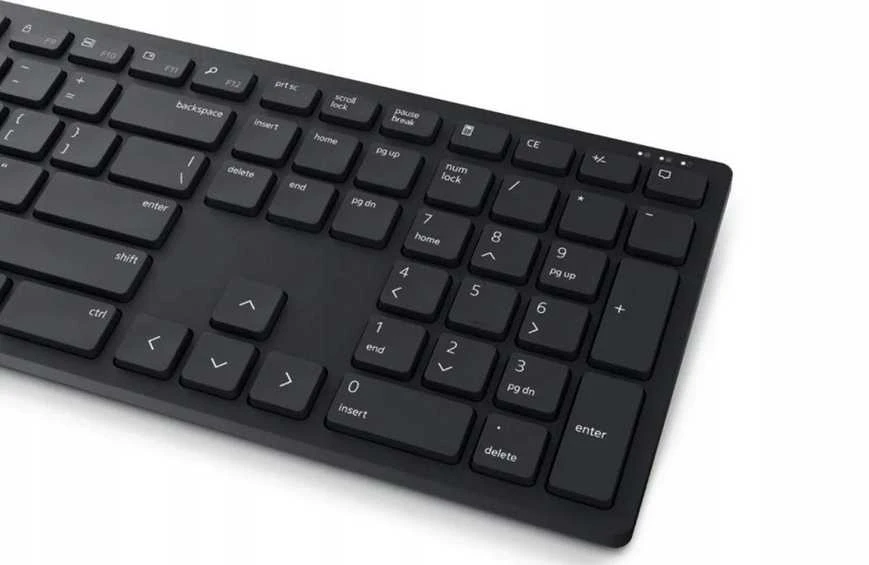 Dell Pro Belaidė klaviatūra ir pelė - KM5221W - US International (QWERTY) - Juodas (RTL BOX)
