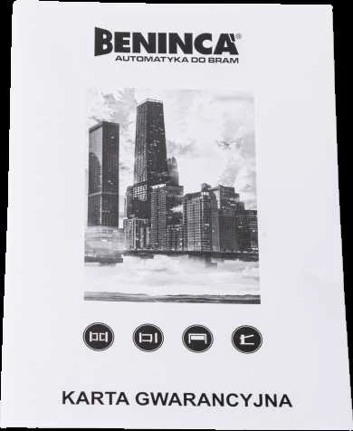 Beninca KBULL424SW.PM 24V rinkinys 400kg slenkamiems vartams