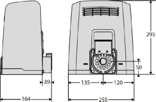 BFT DEIMOS BT B600 KIT EE komplektas slenkamiems vartams iki 600 kg
