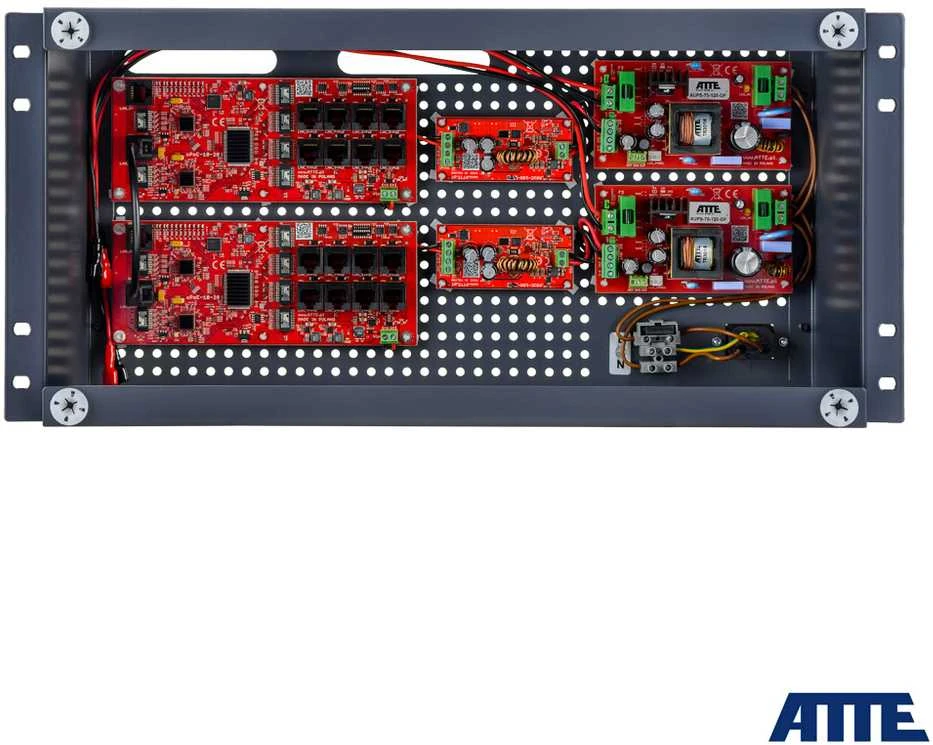 Šakotuvas SWITCH POE SU BUFERINIU MAITINTUVU IPUPS-16-20-R5U0 16 PRIEVADŲ ATTE