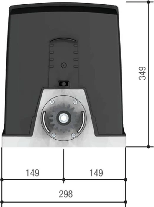 Rinkinys CAME BXL ECO TOP stumdomiems vartams 400 kg