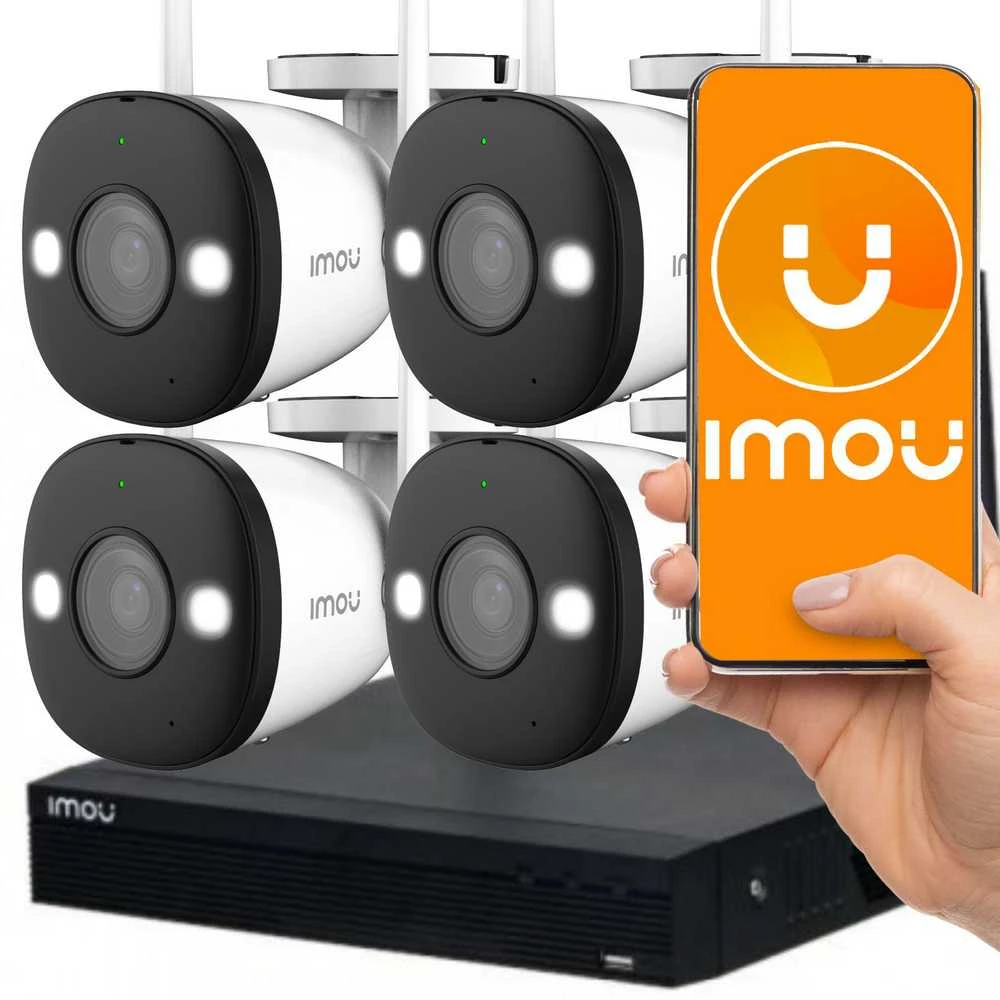 „Imou“ belaidis CCTV rinkinys „Pro“ KIT/NVR1104HS-W-S2/4-F22FE