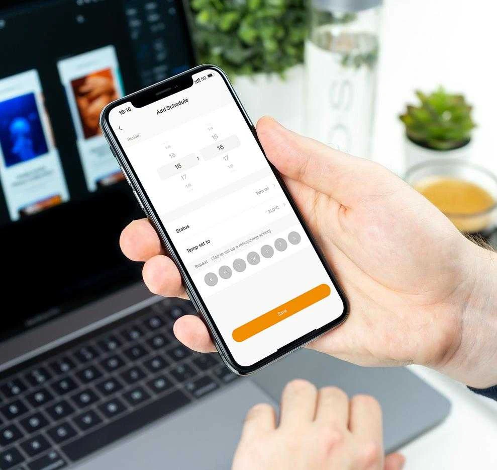 IMOU KIT-TRV1-EU-2 ZigBee termostatinės galvutės rinkinys su 6 adapteriais ir šliuzu