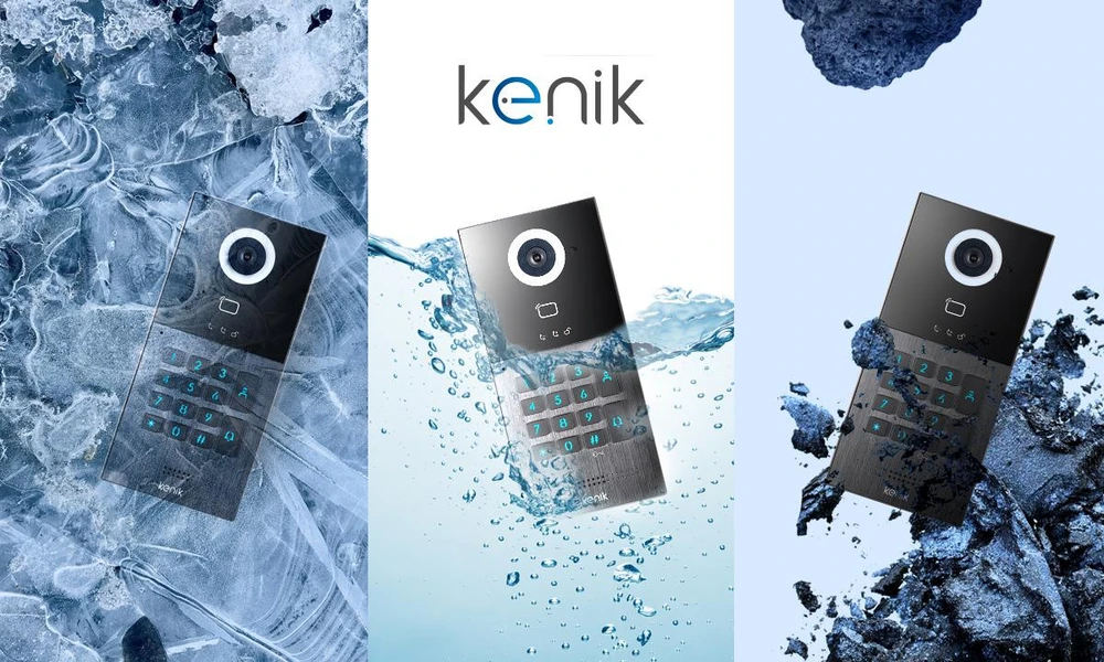 Videodomofono rinkinys 2 gyslų KENIK KG-2WKIT-KW