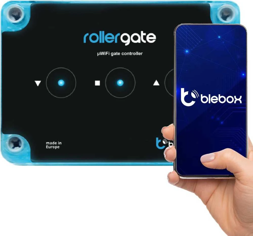 BleBox RollerGate - 230 V WiFi vartų valdiklis - Android / iOS