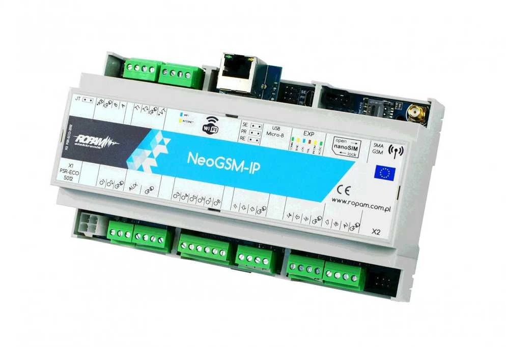 Ropam Neogsm-ip plėtinio modulis su jungtimis