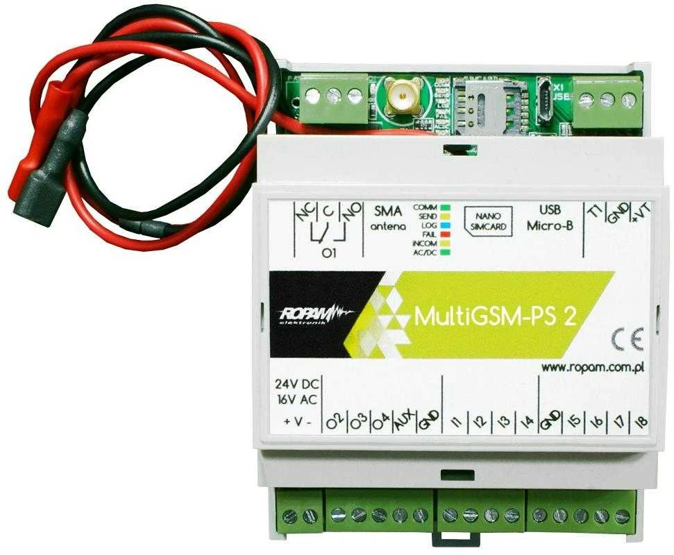 ROPAM GSM PRANEŠIMŲ IR VALDYMO MODULIS MULTIGSM-D4M 2