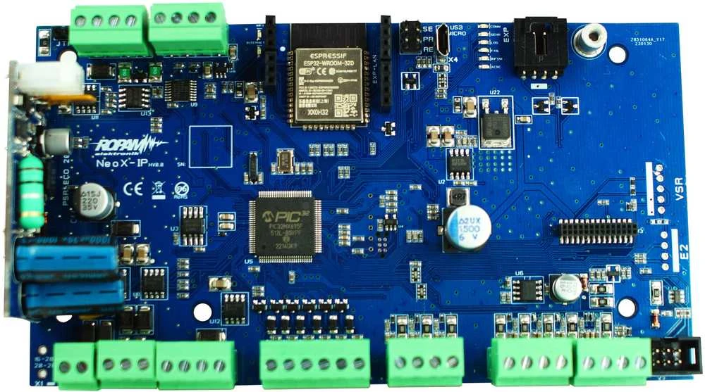 Ropam NEO-IP-PS valdymo plokštė su komponentais