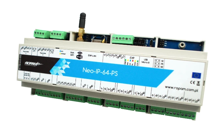 ROPAM NEO-IP-64-PS valdymo pultas su Wi-Fi antena