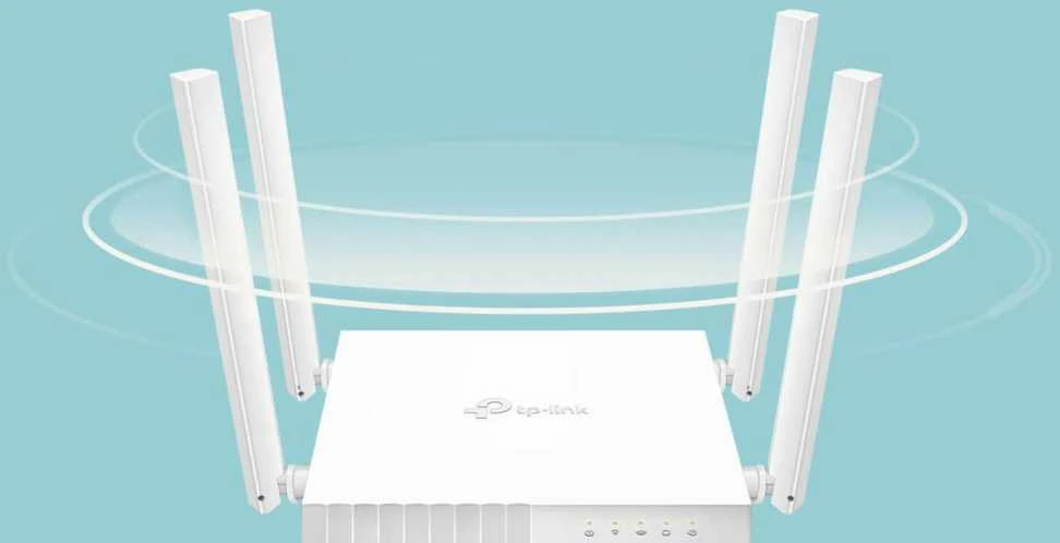 TP-Link ARCHER C24 belaidis maršrutizatorius Greitas eternetas Dviguba juosta (2,4 GHz / 5 GHz) Balta