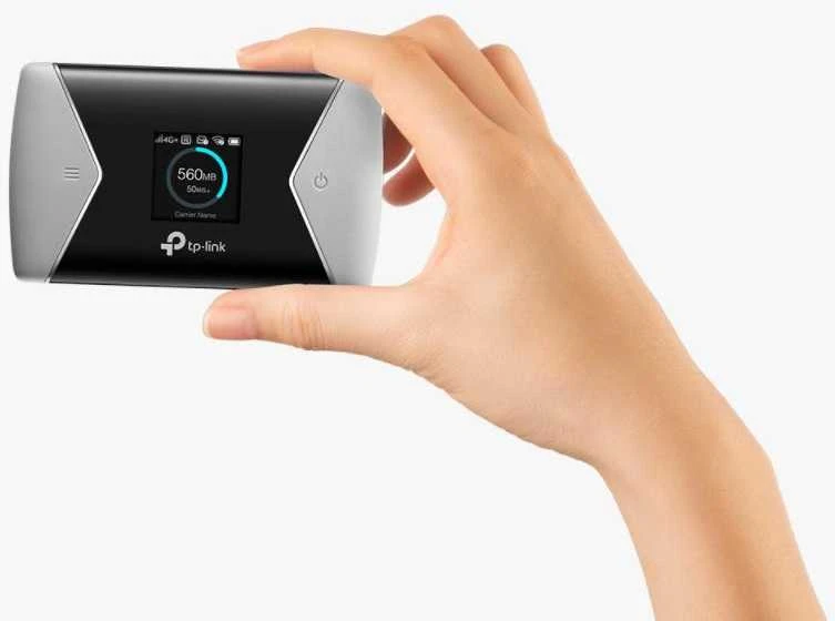 TP-LINK mobilusis 4G LTE WLAN Maršrutizatorius 600 MBs Dviejų dažnių Wi-Fi 4G Modemas SIM kortelės lizdas Micro SD lizdas 1,4 colio TFT ekranas 3000 mAH baterijos