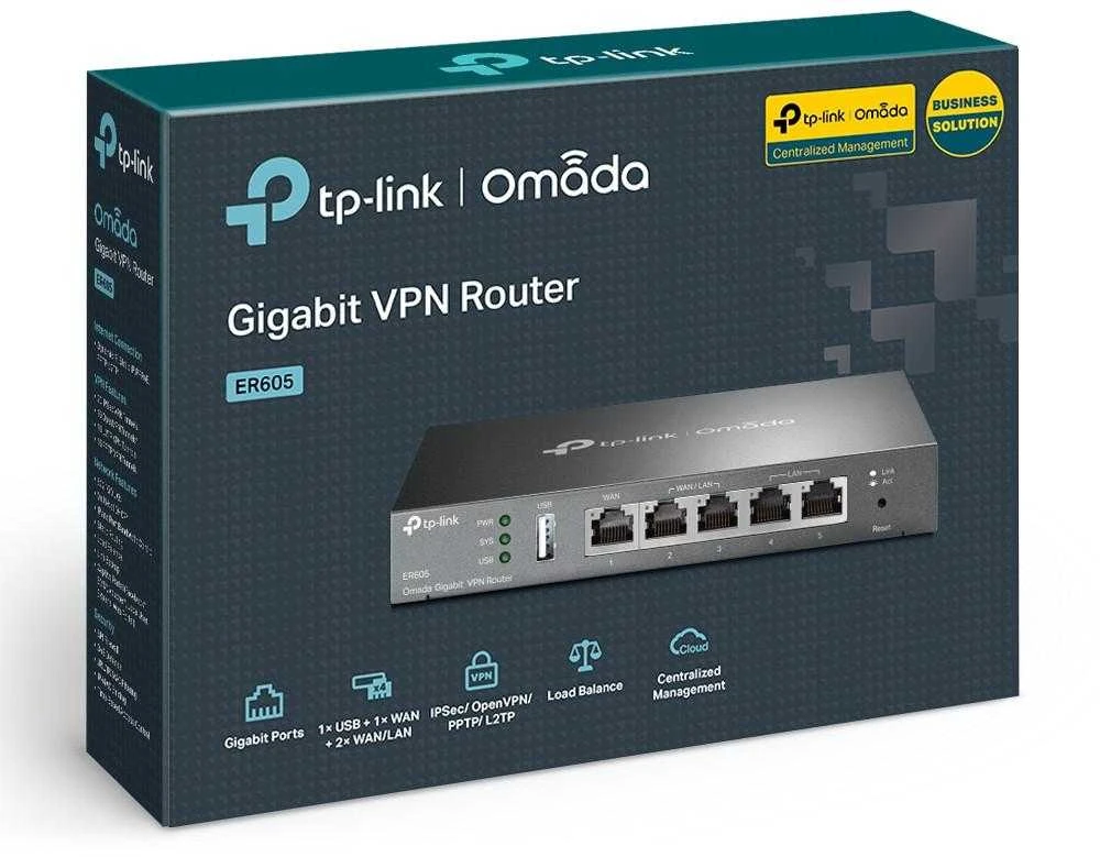 Maršrutizatorius ROUTER VPN TL-ER605 TP-Link