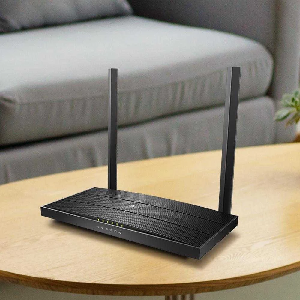 Belaidis Maršrutizatorius - TP-Link Archer AC1200 MU-MIMO VDSL/ADSL 4 LAN Prievadai Juodas