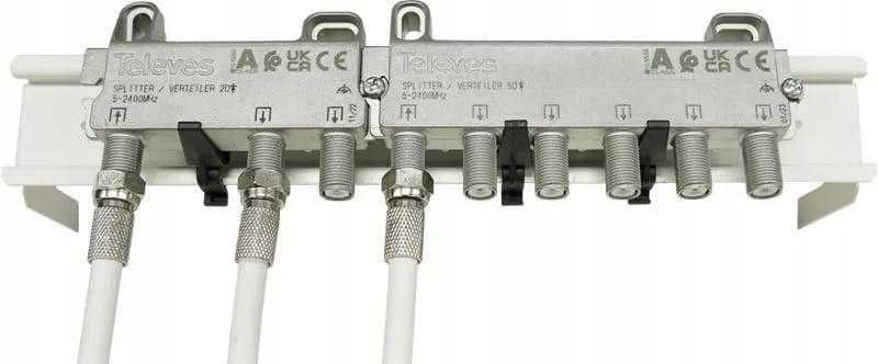 4 krypčių TV antenos skirstytuvas F4D 519604 Televes