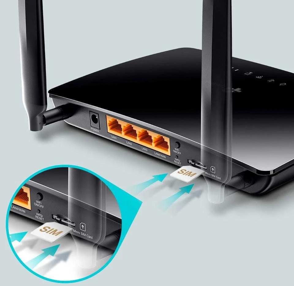 TP-LINK AC750 Wireless Dual Band 4G LTE Maršrutizatorius