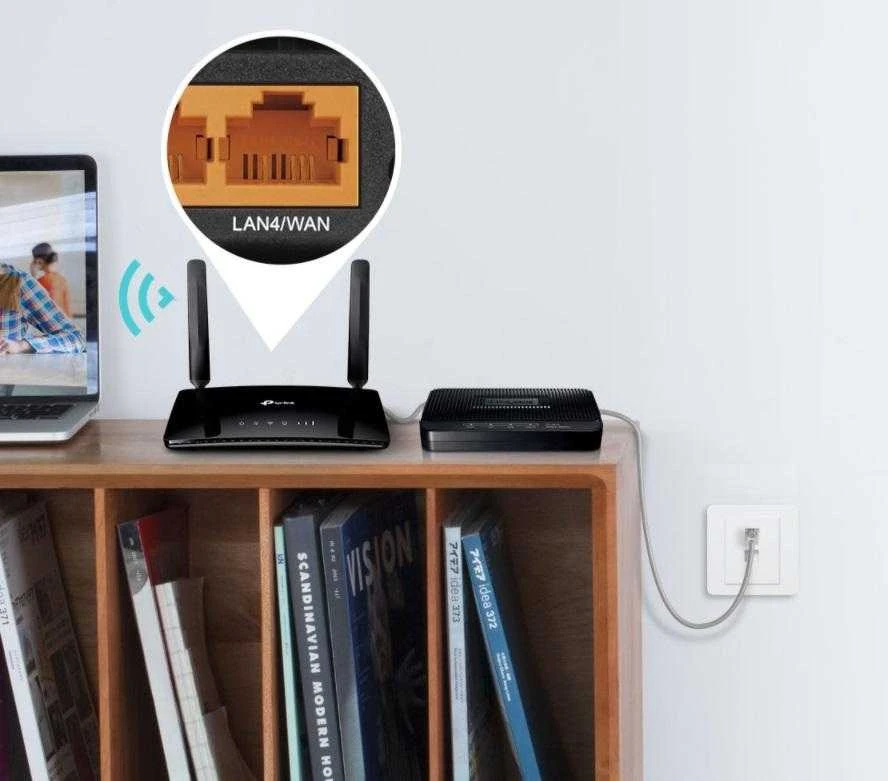 TP-LINK AC750 Wireless Dual Band 4G LTE Maršrutizatorius