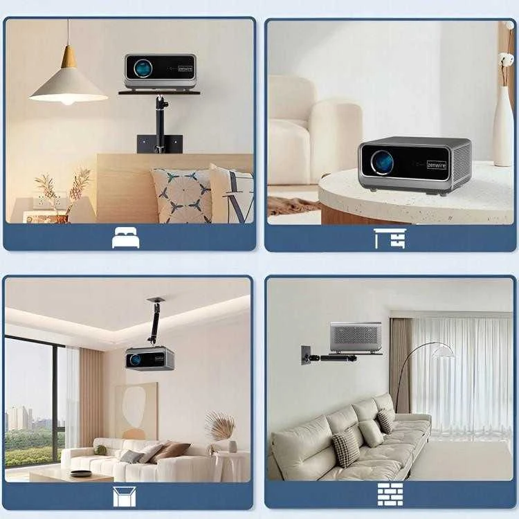 Projektorius „Android Google TV FULL HD 4K“ 39000lm Nešiojamas išmanusis „WiFi Zenwire G60“