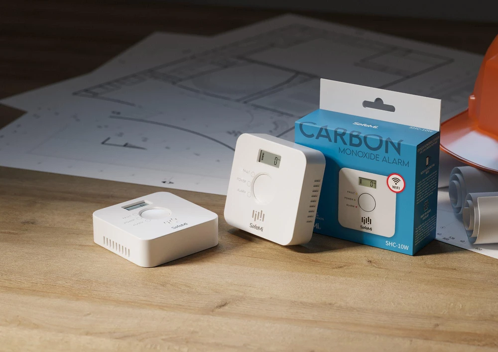 Carruzzo SAFEMI Czujnik dymu – WiFi – Garantija 3 metai SHC-10W