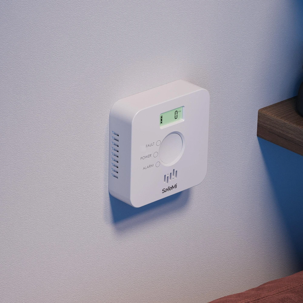 Carruzzo SAFEMI Czujnik dymu – WiFi – Garantija 3 metai SHC-10W