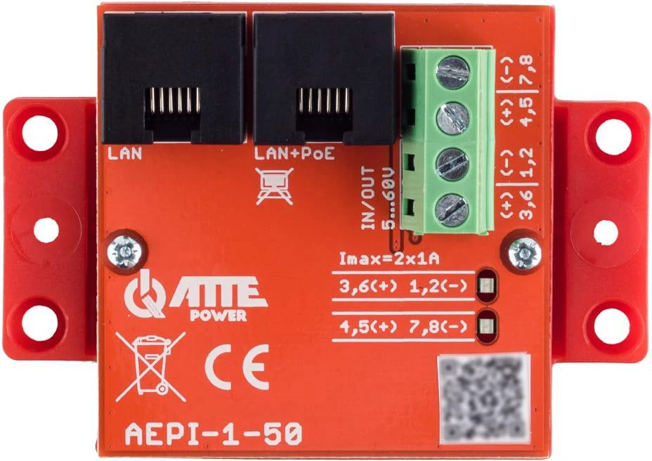 MAITINIMO ADAPTERIS POE AEPI-1-50 ATTE