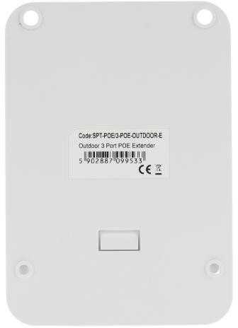 Šakotuvas Opti POE komutatorius / ilgintuvas SPT-POE/3-POE-OUTDOO-E 3 prievadai + 1 uplink DELTA tinklas