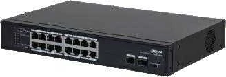 Šakotuvas Dahua Technology PFS3008-8GT-96 tinklo komutatorius Ne-valdomas L2 Gigabit Ethernet (10/100/1000) Juoda Maitinimas per Eternetą (PoE)