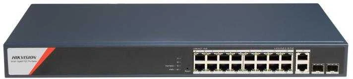 Šakotuvas Jungiklis POE DS-3E1520HP-SI-16P2T2F 16 PRIEVADŲ SFP Hikvision