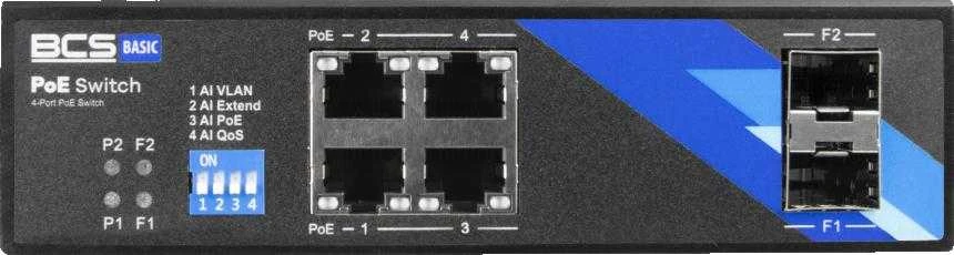 Šakotuvas Bcs Basic BCS-B-ISP04G-2SFP