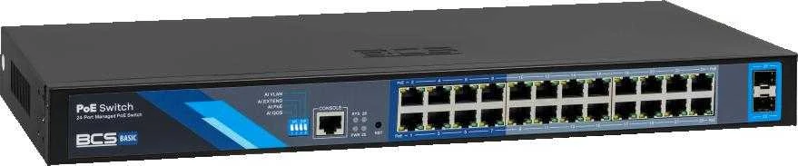 Šakotuvas Bcs Basic BCS-B-SP24G-2SFP-M