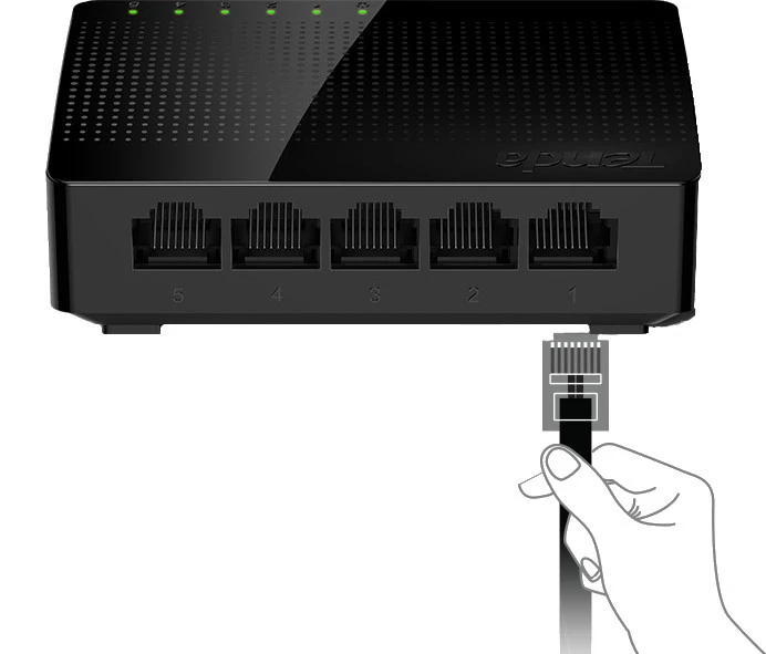 Šakotuvas SWITCH TENDA SG105