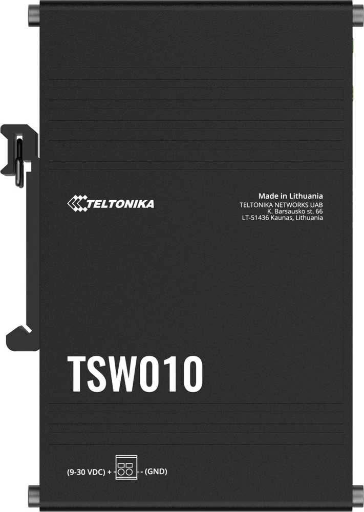 Šakotuvas Teltonika | Ethernet komutatorius | TSW010 | Nevaldomas | Tvirtinamas prie sienos | 10/100 Mbps (RJ-45) jungtys kiekis: 5