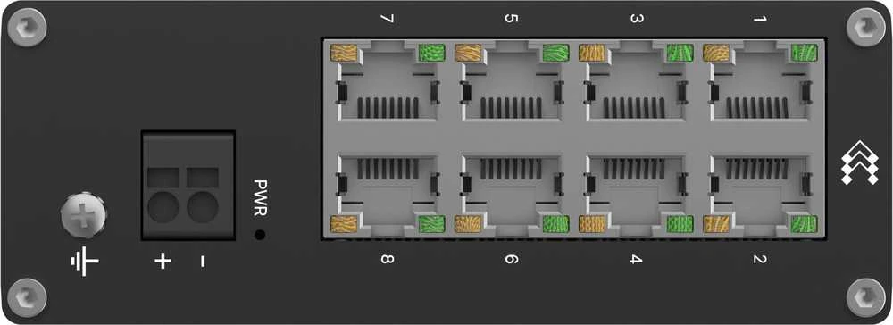 Šakotuvas Teltonika | Komutatorius | TSW030 | Nevaldomas | Montuojamas ant DIN bėgelio | 10/100 Mbps (RJ-45) jungčių kiekis: 8 | Maitinimo šaltinio tipas: 2 kontaktų pramoninis nuolatinės srovės maitinimo lizdas