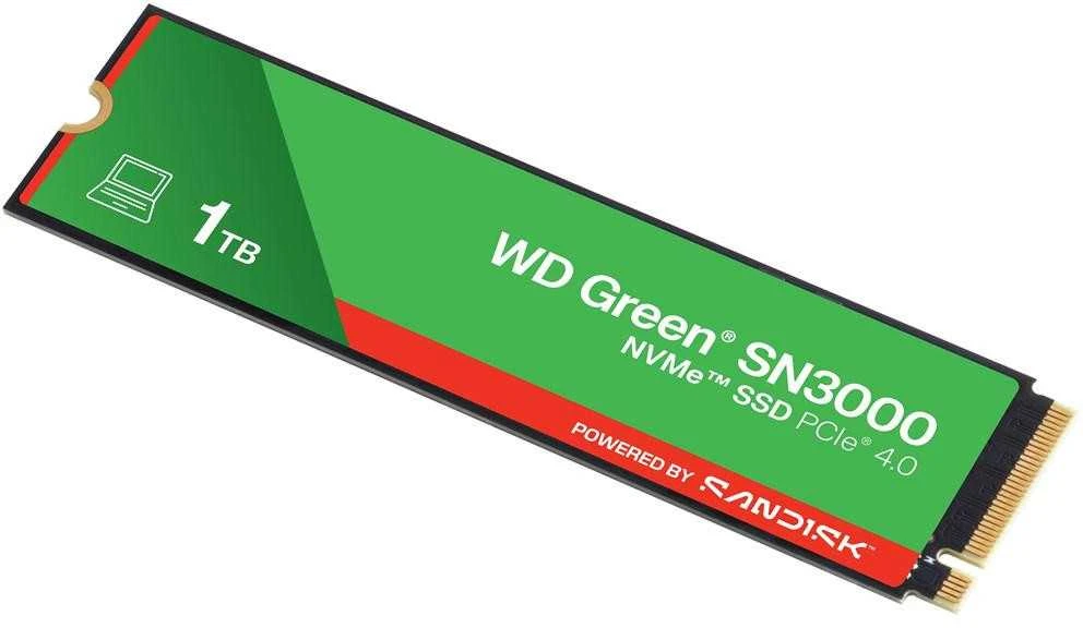 Western Digital WD Žalias SN3000 M.2 PCIe NVMe 1TB