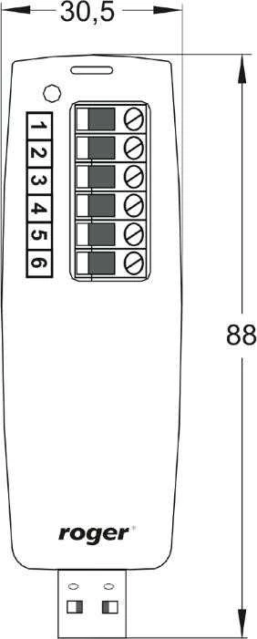 Roger RYŠIO SĄSAJA RUD-1 RS-485