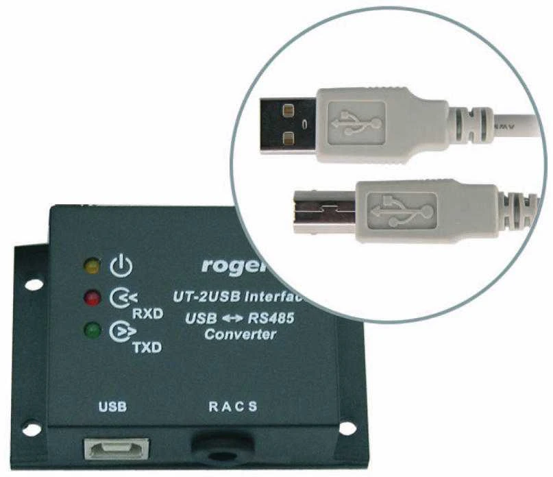 RGE ROGER UT-2 USB sąsaja