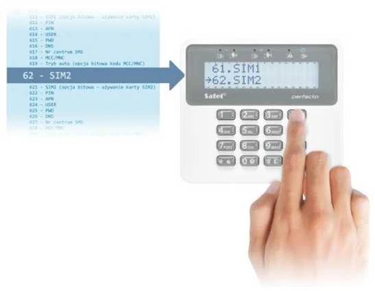 BELAIDĖ KLAVIATŪRA PRF-LCD-WRL SATEL