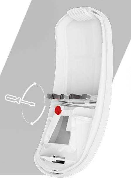 DVIGUBOS TECHNOLOGIJOS DETEKTORIUS: MIKROBANGŲ + PIR SLIM-DUAL SATEL