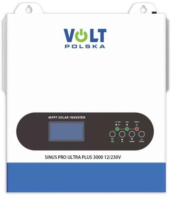 Saulės keitiklis Volt Polska SinusPro ULTRA PLUS 3000 12/230V (1500/3000W) + 100A MPPT