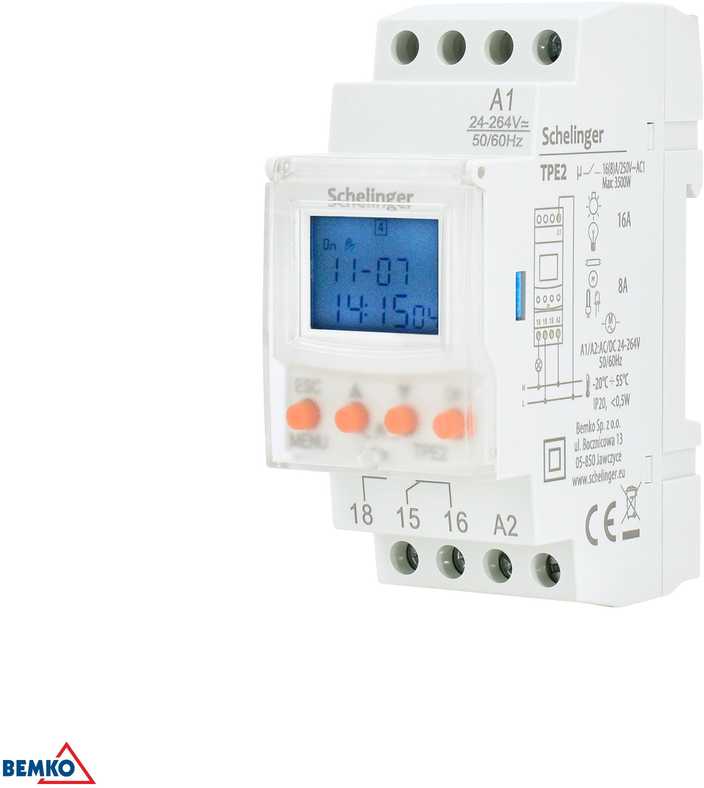 Bemko Schelinger Programator czasowy elektroninis 7D