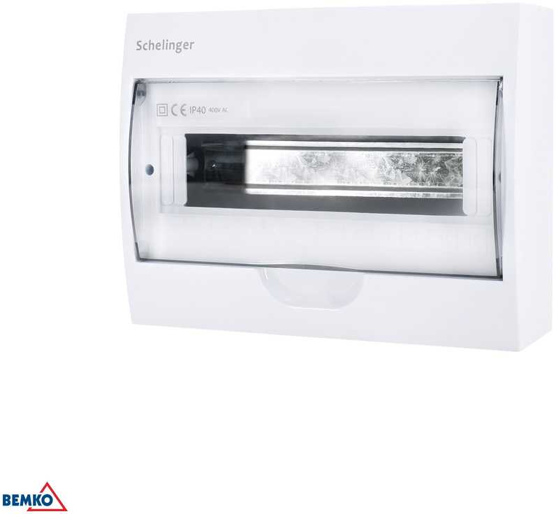 Bemko Schelinger Rozdzielnica natynkowa IP40 ZACISKI 12N+12PE 1x12P