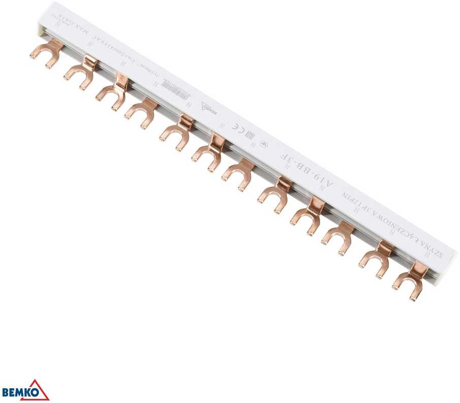 Agam Schelinger prijungimo šyna 3F TYP-U 10MM2 12 modulių